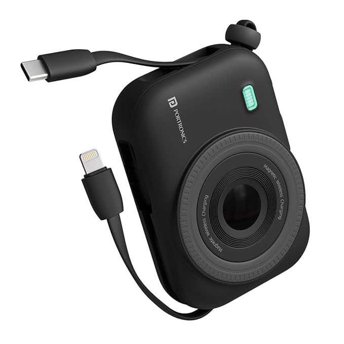 Portronics Power Shutter 10000mAh 22.5W Fast charging Wireless powerbank