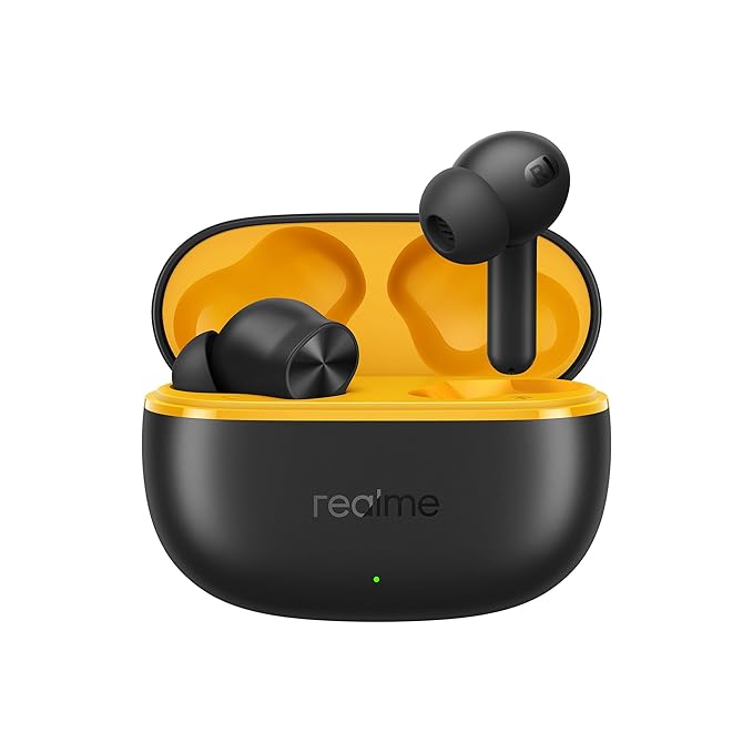 Realme buds 200-lite 4 Mic, AI ENC,48 hrs Playback with Fast Charging