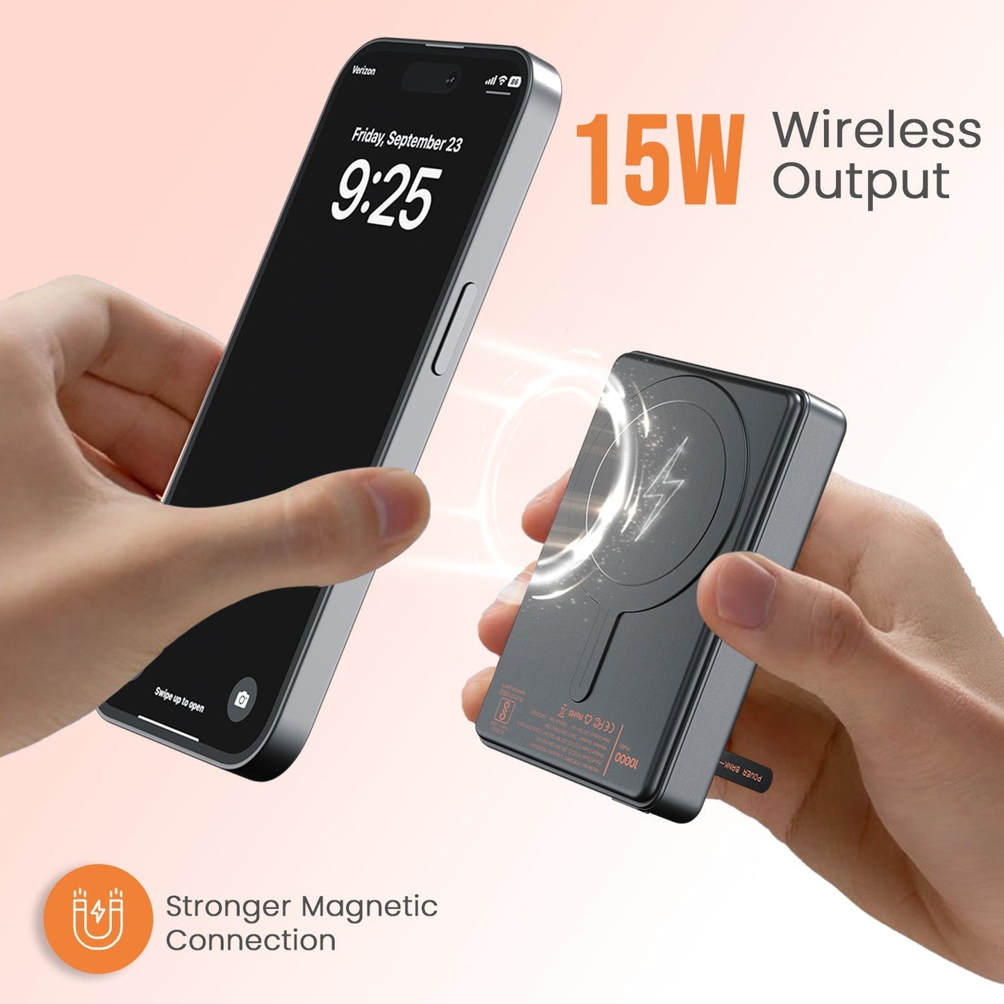 Portronics Chyro Magsafe powerbank with stand