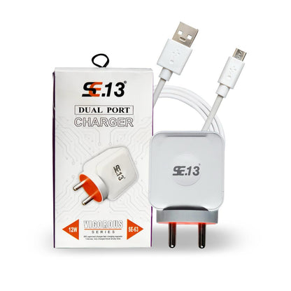 SE.13 Dual Port Charger 12W Vigorous Series SE-63