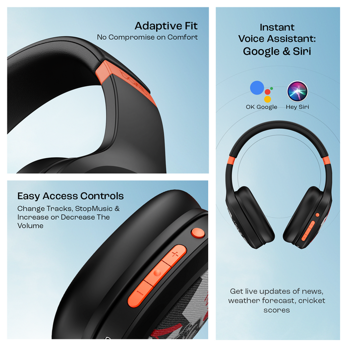 Boat Rockerz 460 headphones (Mix Colors)