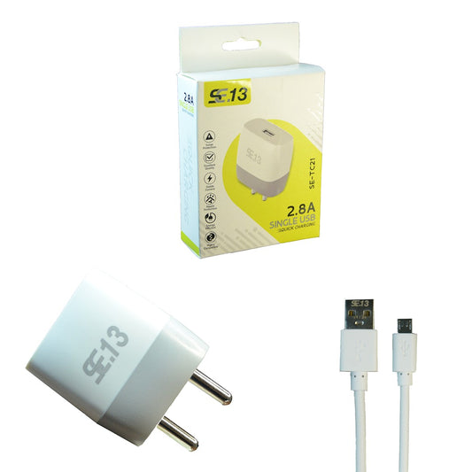 SE.13 SE-TC21 2.8 A Single Usb Quick Charging Charger