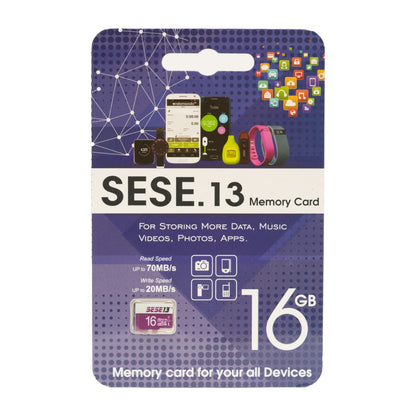 SESE.13 High Speed Class 10/U1/U3 Memory Card 4/8/16/32/64/128GB