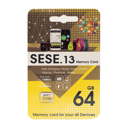 SESE.13 High Speed Class 10/U1/U3 Memory Card 4/8/16/32/64/128GB