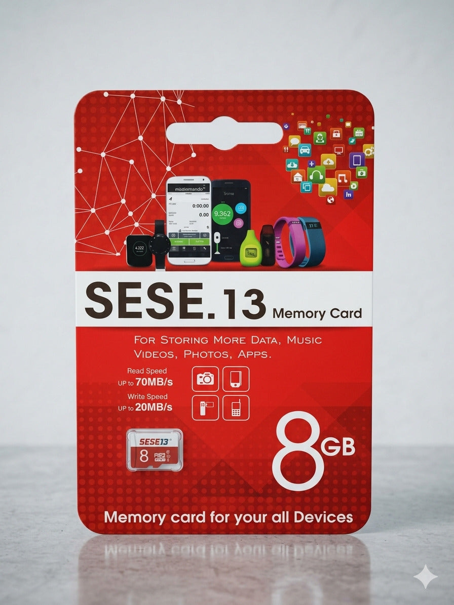 SESE.13 High Speed Class 10/U1/U3 Memory Card 4/8/16/32/64/128GB