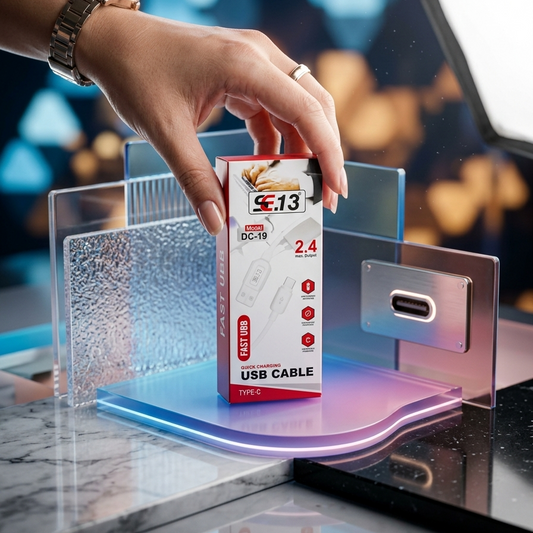 SE.13 DC19 2.4 Max Output Quick Charging Usb Cable Type-C