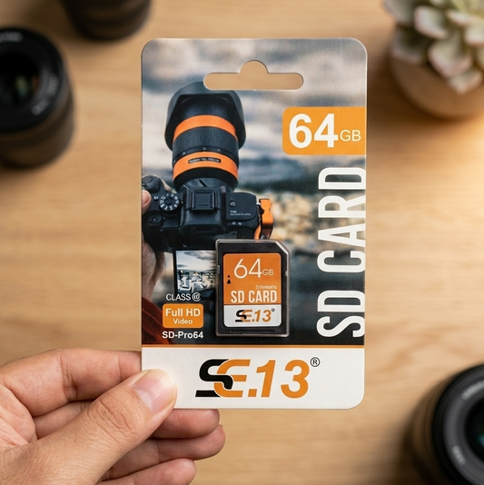 SE.13 SD-Pro64 Camera SD Card 64GB Upto 100MB/s